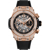 Replica Uhren Hublot Big Bang Unico King Gold Pave 421.OX.1180.RX.1704