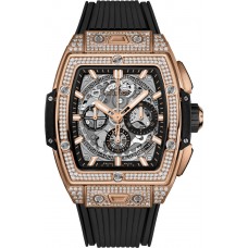 Replica Uhren Hublot Spirit of Big Bang King Gold Pavé 642.OX.0180.RX.1704