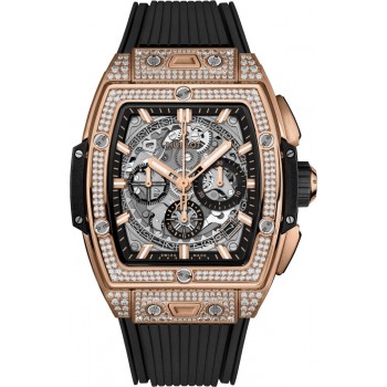 Replica Uhren Hublot Spirit of Big Bang King Gold Pavé 642.OX.0180.RX.1704