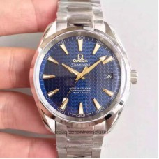 Replik-Uhr Omega Seamaster Aqua Terra 150M 231.10.42.21.03.006 41.5MM Rostfreier Stahl Blaues Zifferblatt 