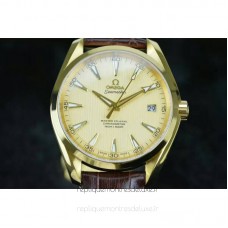 Replik-Uhr Omega Seamaster Aqua Terra 150M 41MM Gelbgold Goldenes Zifferblatt 