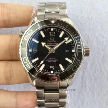 Replik-Uhr Omega Seamaster Planet Ocean 600M 232.30.44.22.01.001 43.5MM Rostfreier Stahl Schwarzes Zifferblatt 