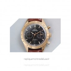 Replik-Uhr Omega Speedmaster 57 Chronograph 41MM Roségold /Rostfreier Stahl Schwarzes Zifferblatt 