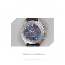 Replik-Uhr Omega Speedmaster 57 Chronograph 41MM Rostfreier Stahl Blaues Zifferblatt 