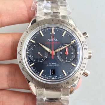 Replik-Uhr Omega Speedmaster 57 Co-Axial Chronograph 41.5MM 331.10.42.51.03.001 Rostfreier Stahl Blaues Zifferblatt 