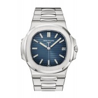 Replik Patek Philippe Nautilus Blaues Zifferblatt Edelstahl Herrenuhr 5711/1A