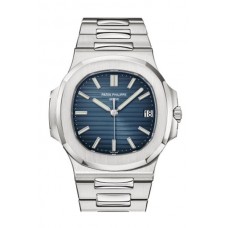 Replik Patek Philippe Nautilus Blaues Zifferblatt Edelstahl Herrenuhr 5711/1A