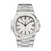 Replik Patek Philippe Nautilus Herrenuhr 5711/1A-011 mit weißem Zifferblatt