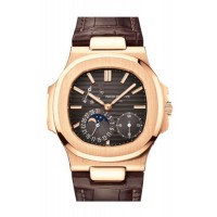 Replik Patek Philippe Nautilus Herrenuhr 5712R-001n mit braunem Zifferblatt