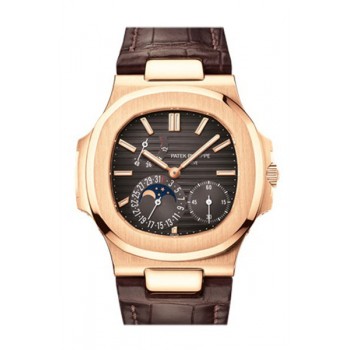 Replik Patek Philippe Nautilus Herrenuhr 5712R-001n mit braunem Zifferblatt