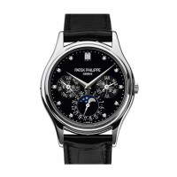 Replik Patek Philippe Grand Complications Black Diamond Zifferblatt 5140P-013