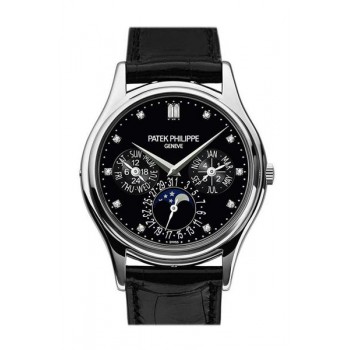 Replik Patek Philippe Grand Complications Black Diamond Zifferblatt 5140P-013