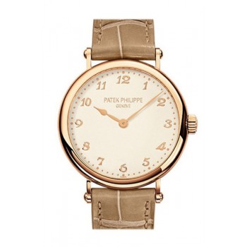 Replik PATEK PHILIPPE Calatrava Rosegold 34 mm Damenuhr 7200R-001