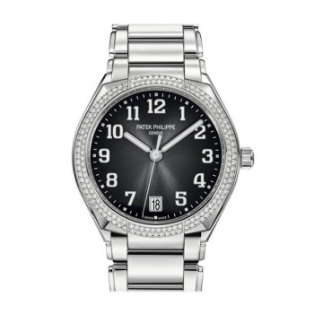 Replik PATEK PHILIPPE Twenty 4 Schwarzes ZifferblattDiamant 7300/1200A-010