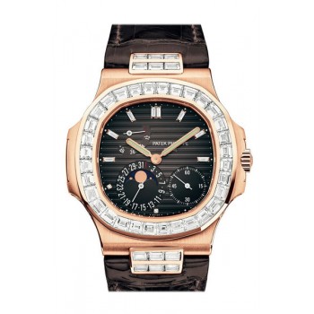 Replik Patek Philippe Nautilus Automatik Herrenuhr 5724R-001 mit grauem Zifferblatt