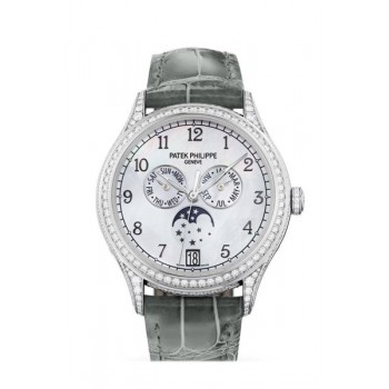 Replik Patek Philippe Grand Complications Automatic Diamond Pearl Dial Watch 4948G-010