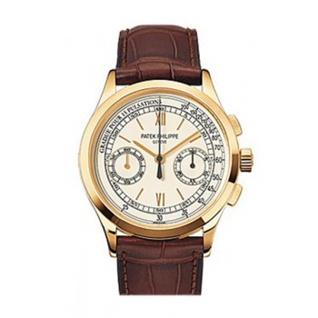 Replik Patek Philippe 5170J-001 Komplikationen Chronograph opalweißes Zifferblatt Herrenuhr