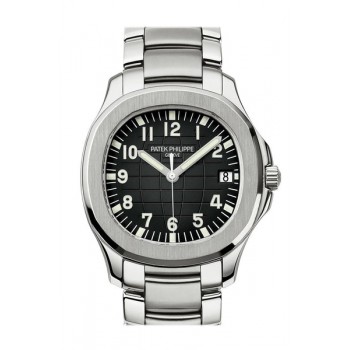 Replik Patek Philippe Aquanaut Schwarzes Zifferblatt Edelstahl 5167-1A