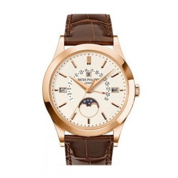 Replik Patek Philippe 5496R-001 Grand Complications Silvery Opaline Dial 18K Rose Gold Herrenuhr