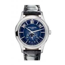 Replik Patek Philippe Complications Blue Dial Annual Calendar Watch 5205G-013