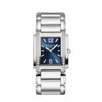 Replik Patek Philippe Twenty Four Blaues Zifferblatt 30 mm Damenuhr 4910/1200A