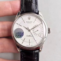 Replik-Uhr Rolex Cellini Date 50519 Rostfreier Stahl WeiBes Zifferblatt 