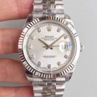 Replik-Uhr Rolex Datejust II 126334 41MM Rostfreier Stahl Rhodium-Zifferblatt