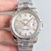 Replik-Uhr Rolex Datejust II 126334 41MM Rostfreier Stahl Rhodium-Zifferblatt