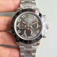 Replik-Uhr Rolex Daytona Cosmograph 116500LN Rostfreier Stahl Anthrazitfarbenes Zifferblatt