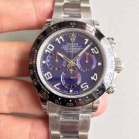 Replik-Uhr Rolex Daytona Cosmograph 116500LN Rostfreier Stahl Blaues Zifferblatt