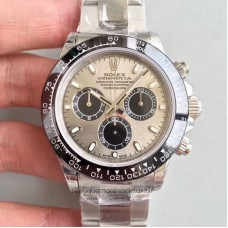 Replik-Uhr Rolex Daytona Cosmograph 116500LN Rostfreier Stahl Silbernes Zifferblatt