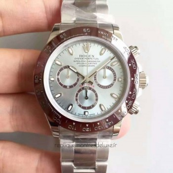 Replik-Uhr Rolex Daytona Cosmograph 116506 Rostfreier Stahl Eisblau Zifferblatt