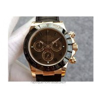 Replik-Uhr Rolex Daytona Cosmograph 116515LN Roségold Braunes Zifferblatt