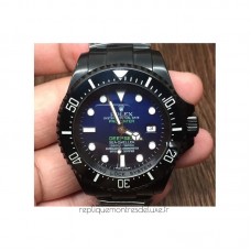 Replik-Uhr Rolex Deepsea 116660 Jacques Piccard PVD D-Blaues Zifferblatt