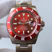 Replik-Uhr Rolex Submariner Date 116610LN Rostfreier Stahl Rotes Zifferblatt