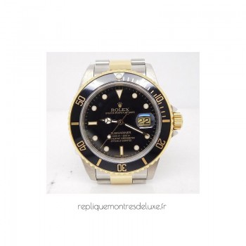 Replik-Uhr Rolex Submariner Date 16613 Rostfreier Stahl & Gelbgold