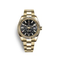 Replik Uhr Replik Rolex Sky-Dweller 18 Karat Gelbgold M326938-0004