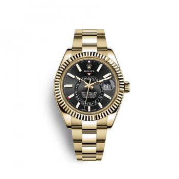 Replik Uhr Replik Rolex Sky-Dweller 18 Karat Gelbgold M326938-0004