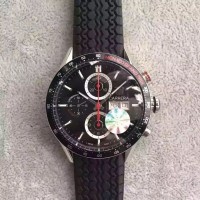 Replikat-Tag Heuer Carrera Monaco Grand Prix Kaliber 16 CV2A1F Edelstahl schwarzes Zifferblatt Kaliber 16 