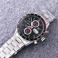 Replikat-Tag Heuer Carrera Monaco Grand Prix Kaliber 16 CV2A1M Edelstahl schwarzes Zifferblatt Kaliber 16 