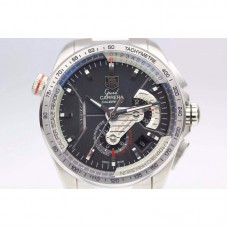 Replica Tag Heuer Grand Carrera Kaliber 36 RS Edelstahl Zifferblatt schwarz